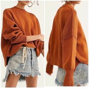 Free people Easy Street Tunic- Rust